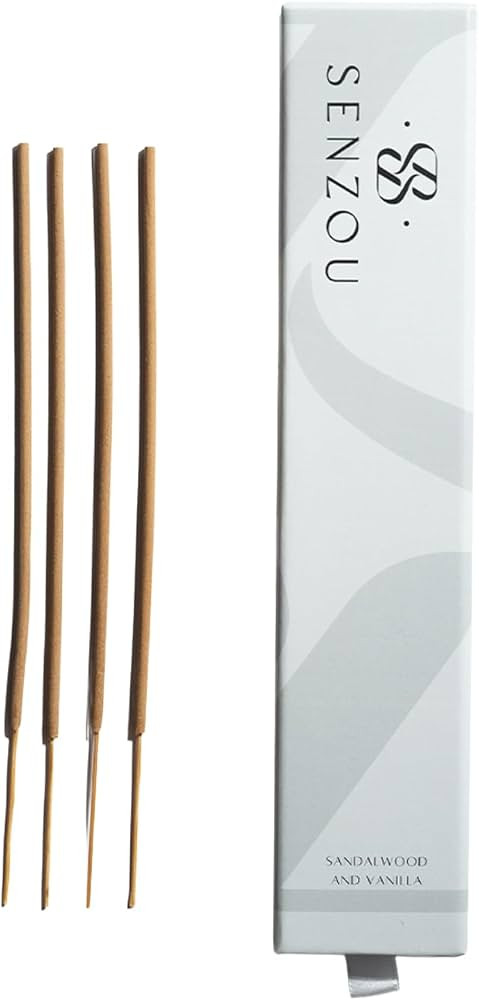 SENZOU Incense Sticks Sandalwood & Vanilla | f\u00fcr Entspannung & Meditation | Amazon (DE)