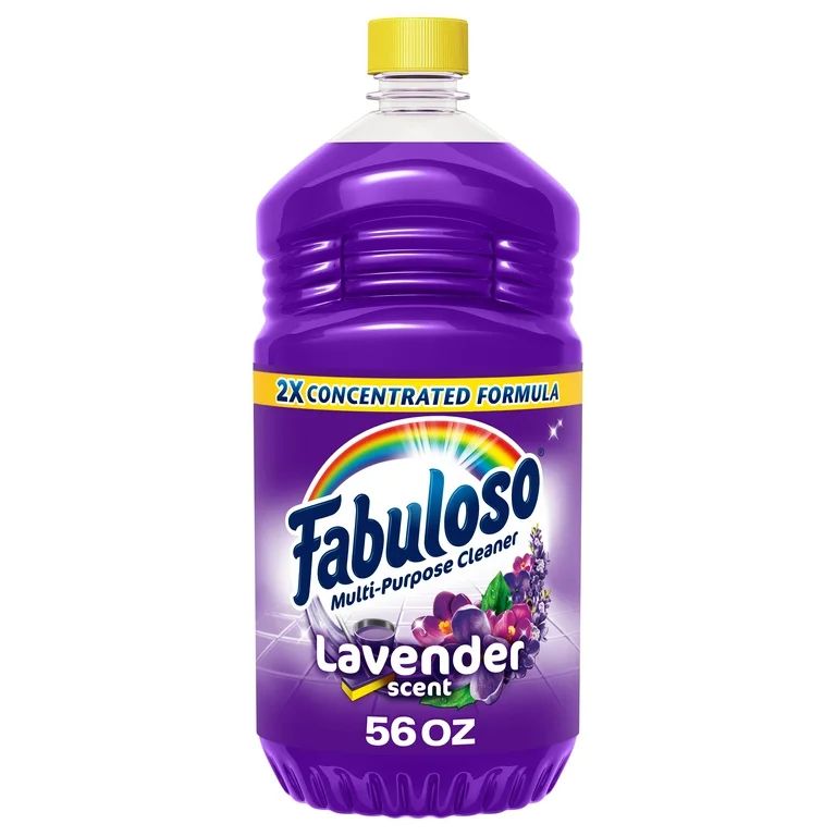 Fabuloso Multi-Purpose Cleaner, 2X Concentrated Formula, Lavender Scent, 56 oz | Walmart (US)
