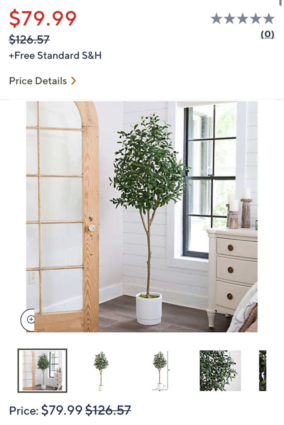 @qvc 6 ft. Olive tree on sale for $79 + FREE SHIP 
#loveqvc #ad 

#LTKsalealert #LTKhome #LTKfindsunder100