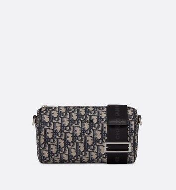 Roller Messenger Bag Beige and Black Dior Oblique Jacquard | DIOR | Dior Beauty (US)