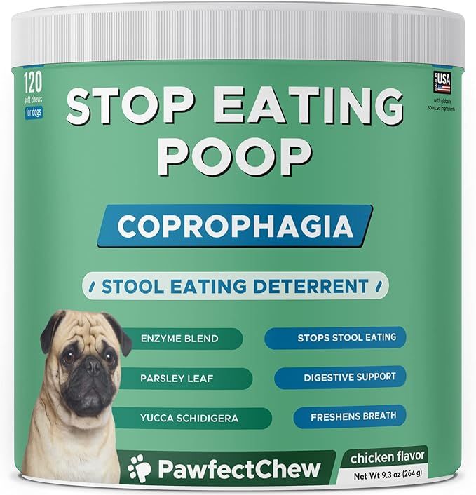 PAWFECTCHEW No Poop Eating for Dogs - Treats to Stop and Prevent Coprophagia - Dog Poop Eating De... | Amazon (US)