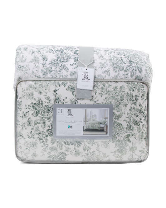 Cotton Toile Comforter Set | TJ Maxx