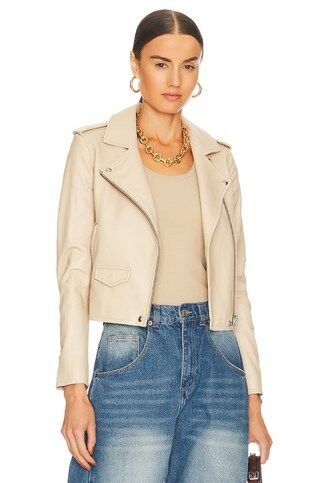 IRO Ashville Jacket in Light Beige from Revolve.com | Revolve Clothing (Global)