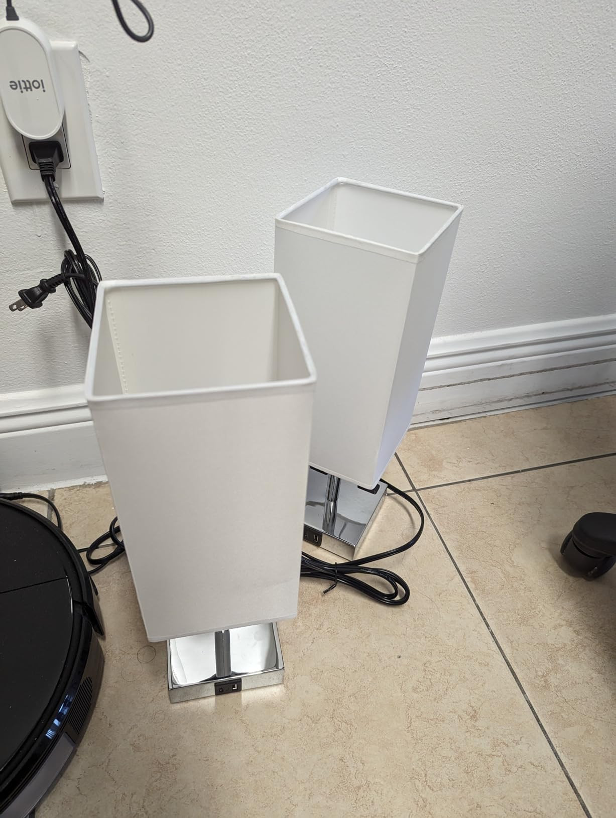 Touch Control Table Lamps Set of 2 - Nightstand with USB C+A Charging Ports & AC Outlets, 3-Way D... | Amazon (US)