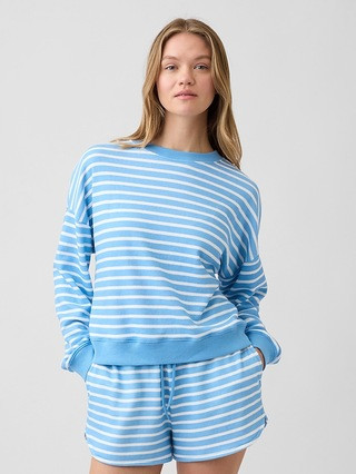 Relaxed Wedge French Terry Sweatshirt | Gap Factory