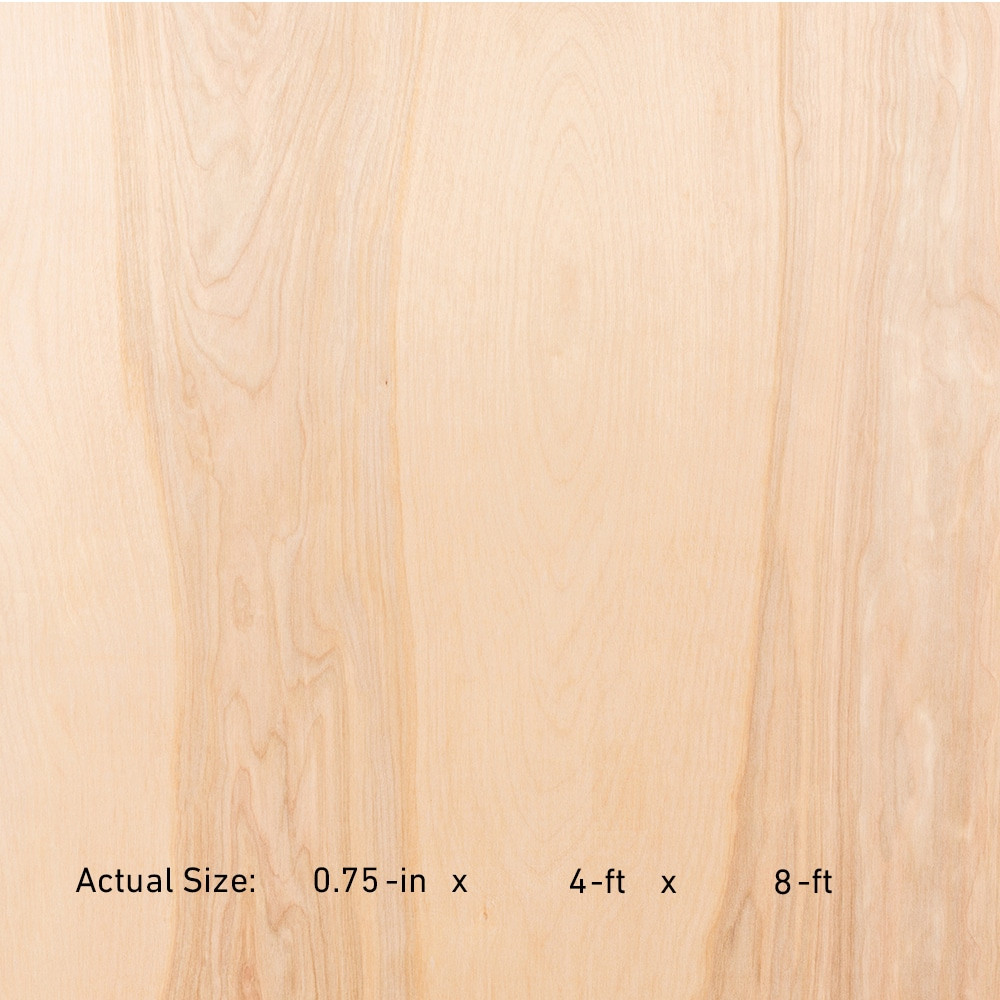Lowe's 3/4-in x 4-ft x 8-ft Birch Sanded Plywood | PLY-05-00170-B | Lowe's