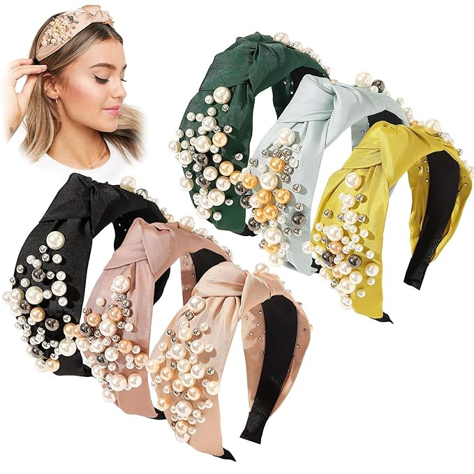 Ivyu Headbands for Women Head Bands - 6 Diademas Para Mujer De Moda Padded Hair Accessories Hairb... | Amazon (US)