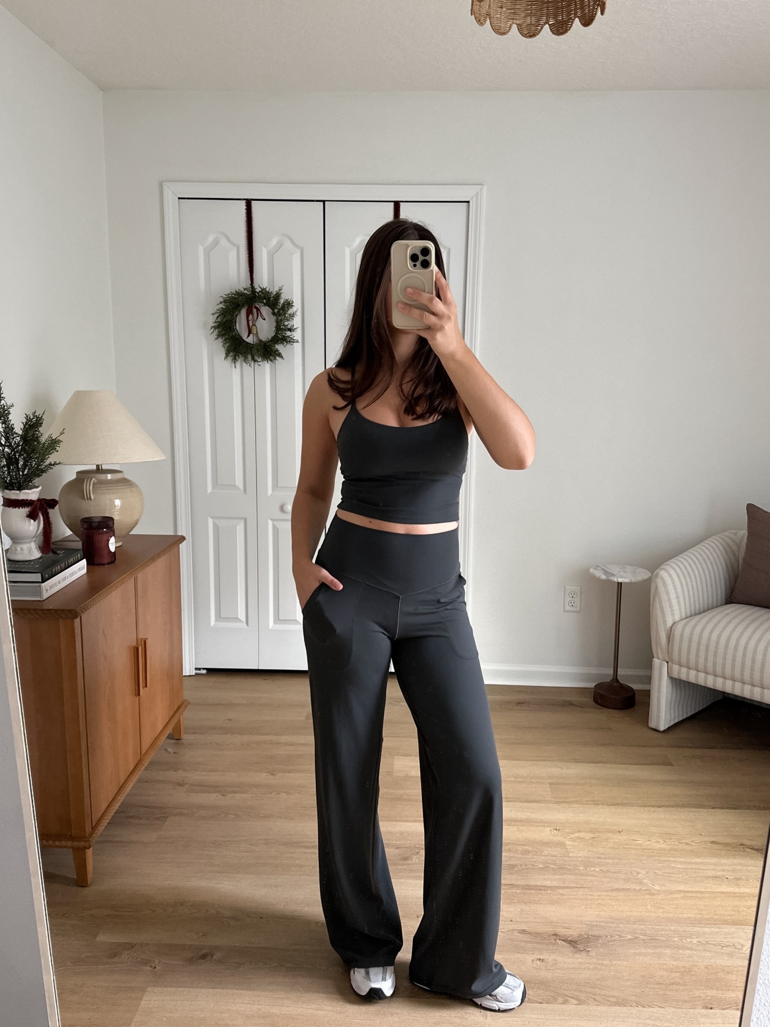 Set of the day! Love the wide leg pants 

wearing small pants & medium top (I’m 5’5”) 

#LTKSaleAlert #LTKActive