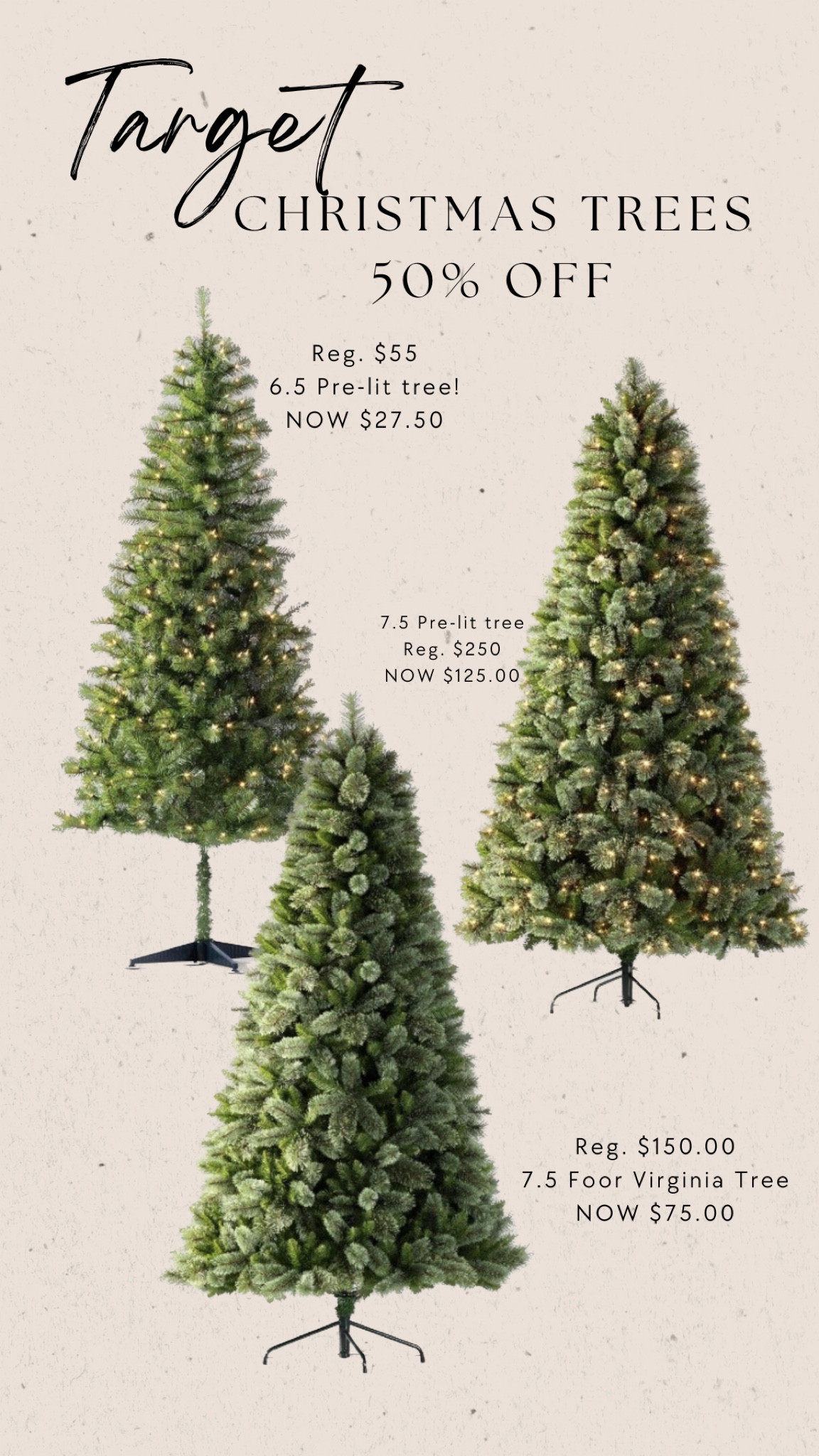 Christmas Tree Sales are my favorite! Just ordered me a 7.5 pre lit tree for 50 % off!

#target #ltk #ltkfinds #ltkholiday #shopltk #holidaydeals 

#LTKsalealert #LTKHoliday #LTKSeasonal