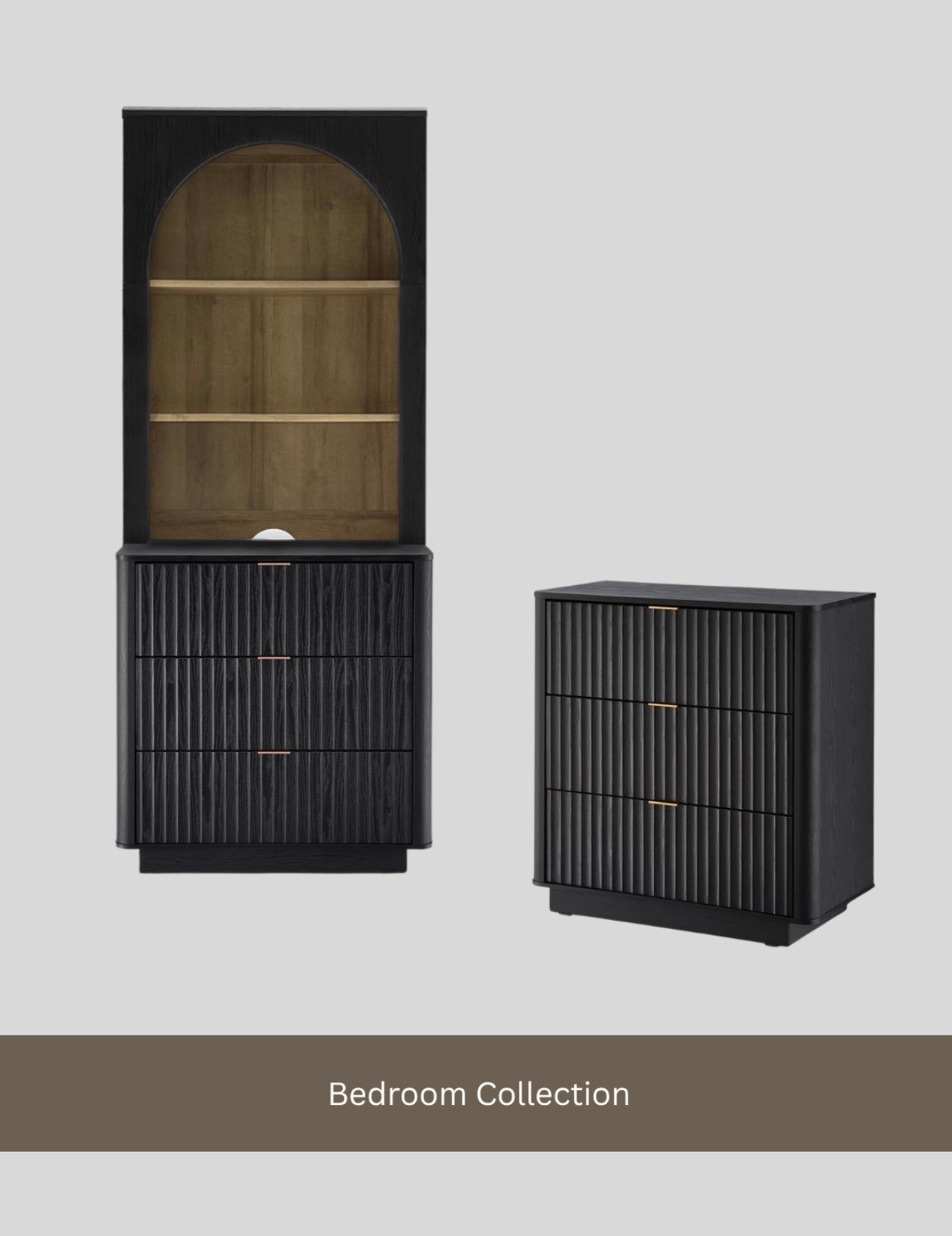 Our nightstands now have a matching bookcase in the collection.

Amazing find
Bookcase
Arched bookcase
Nightstand 

#LTKHome