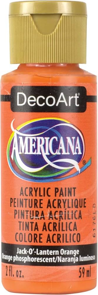 DecoArt DA229-3 Paint Acrylic Jack O Lantern Orange 2OZ, 2 Fl Oz (Pack of 1) | Amazon (US)