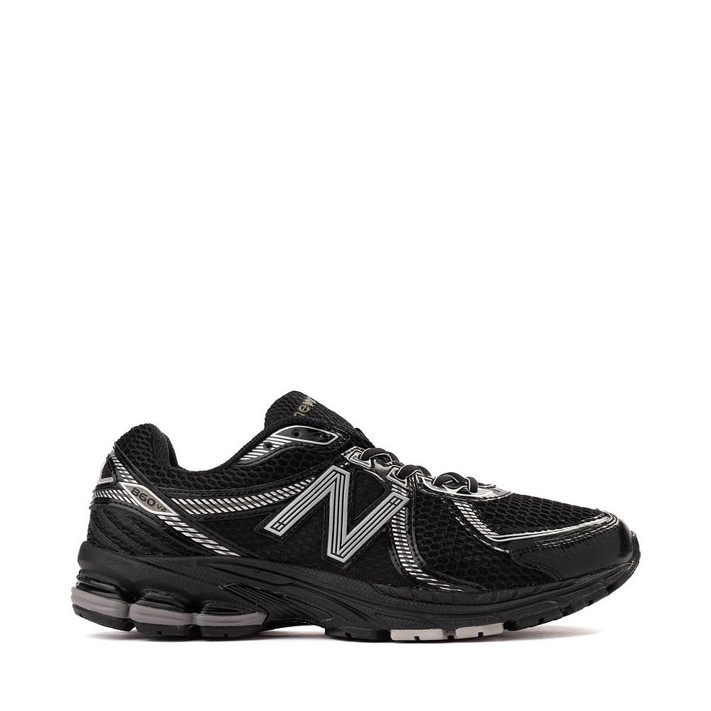 New Balance 860v2 Athletic Shoe - Black / Silver Metallic | Journeys
