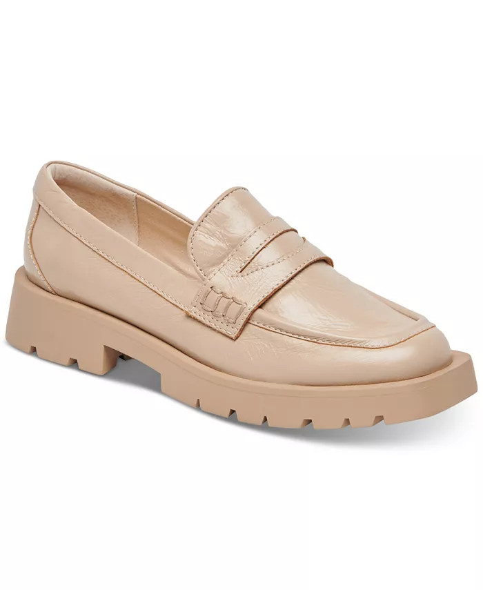 Women's Elias Lug Sole Tailored Loafer Flats | Macy's