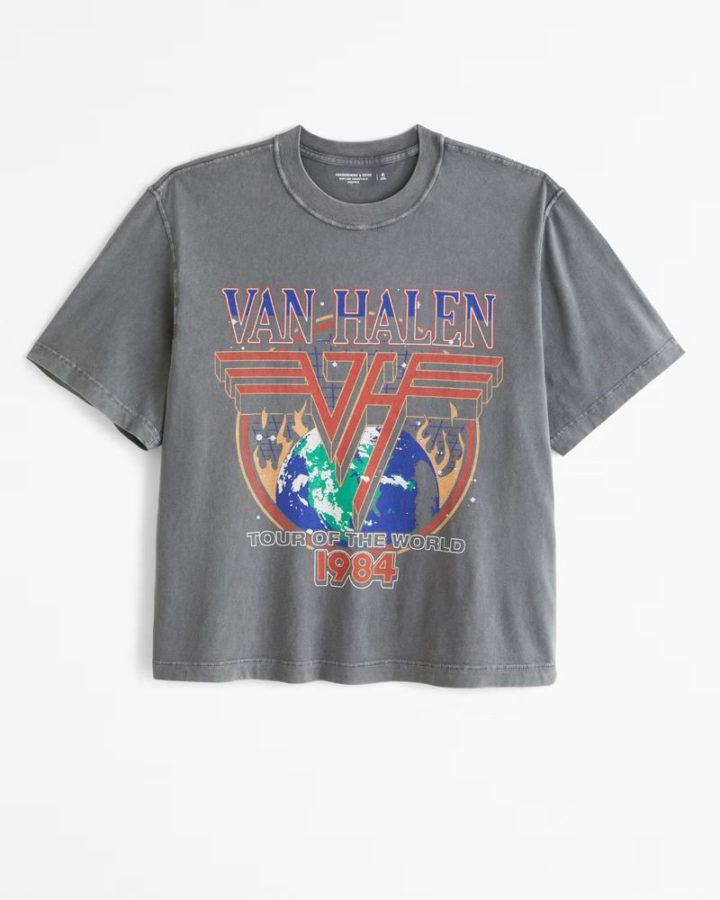 Cropped Van Halen Graphic Tee | Abercrombie & Fitch (US)