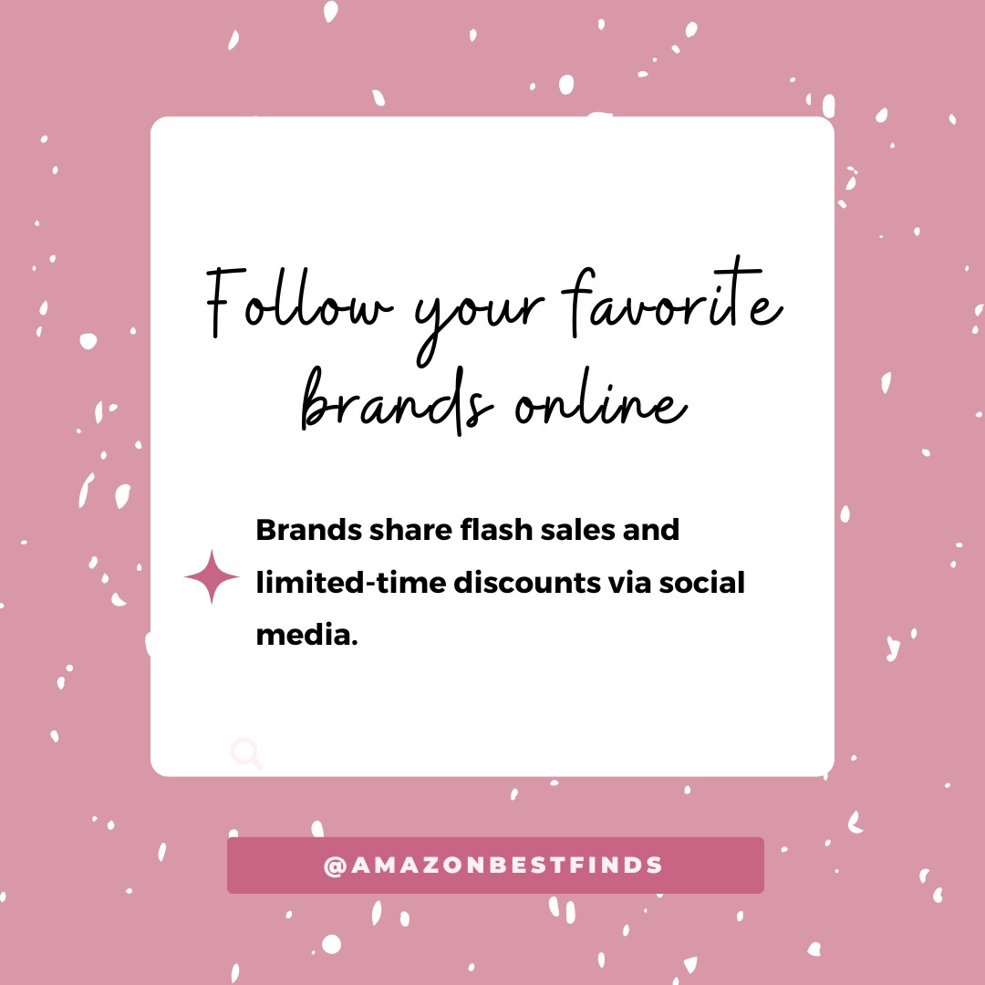 One of the easiest ways to score deals? 📱 Follow your fave brands online!
Flash sales and surprise discounts often drop on social media first—don’t miss out!

#AmazonBestFinds #SavingsTips #SmartShopping #LTKDeals #BudgetSavvy #MoneyMoves

#LTKGiftGuide #LTKFindsUnder50 #LTKStyleTip