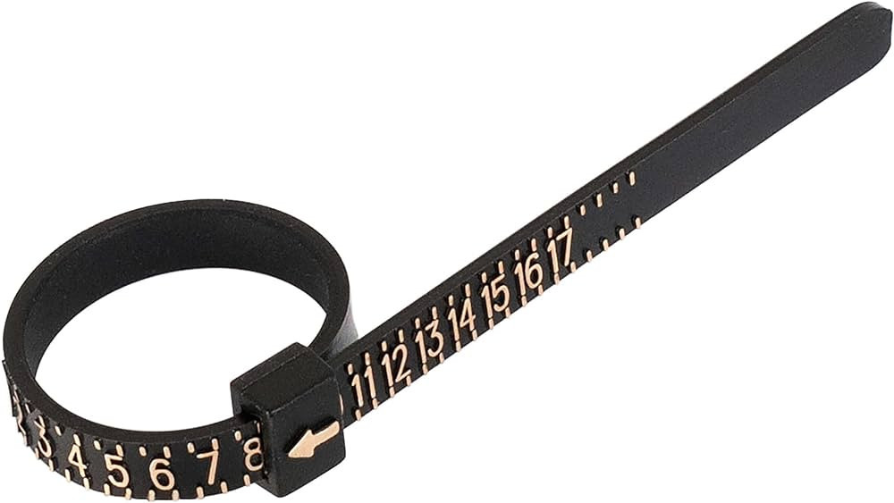 Ring Sizer Measuring kit – 1-Pack Jewelry Sizing Tool, Supports Ring Sizes from 1 to 17 | Amazon (US)