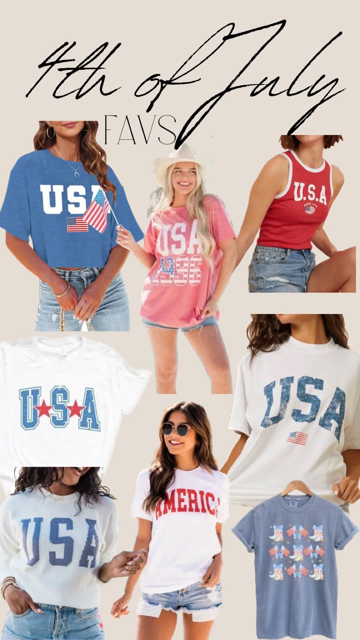 Some of my favorite USA / Fourth of July t-shirts! 💙❤️🇺🇸

#LTKStyleTip #LTKFindsUnder50 #LTKSeasonal