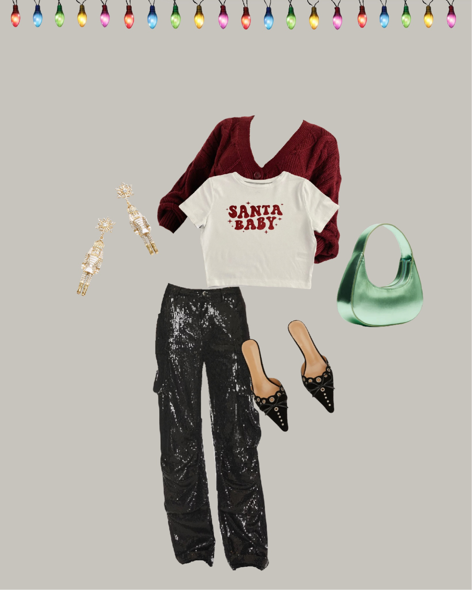 How CUTE is this Christmas Outfit!! Santa Baby!! #christmasoutfit #Christmas 🎄🎁🤍

#LTKHoliday #LTKparties #LTKstyletip