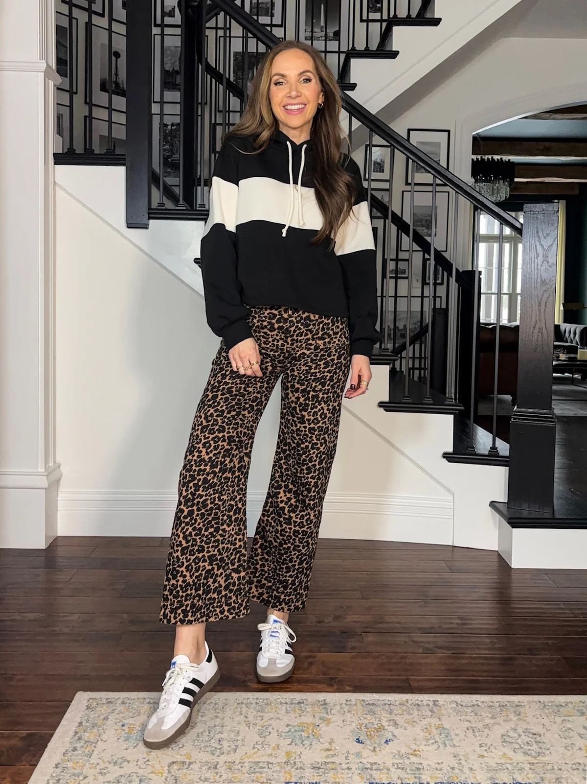 Leopard Animal print pants + @everlane casual hoodie + @adidas samba sneakers 

#LTKSeasonal #LTKStyleTip
