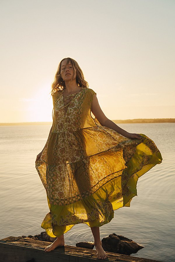 Hanalei Bay Dress by Free People, Coconut Milk Combo, L | Free People (Global - UK&FR Excluded)