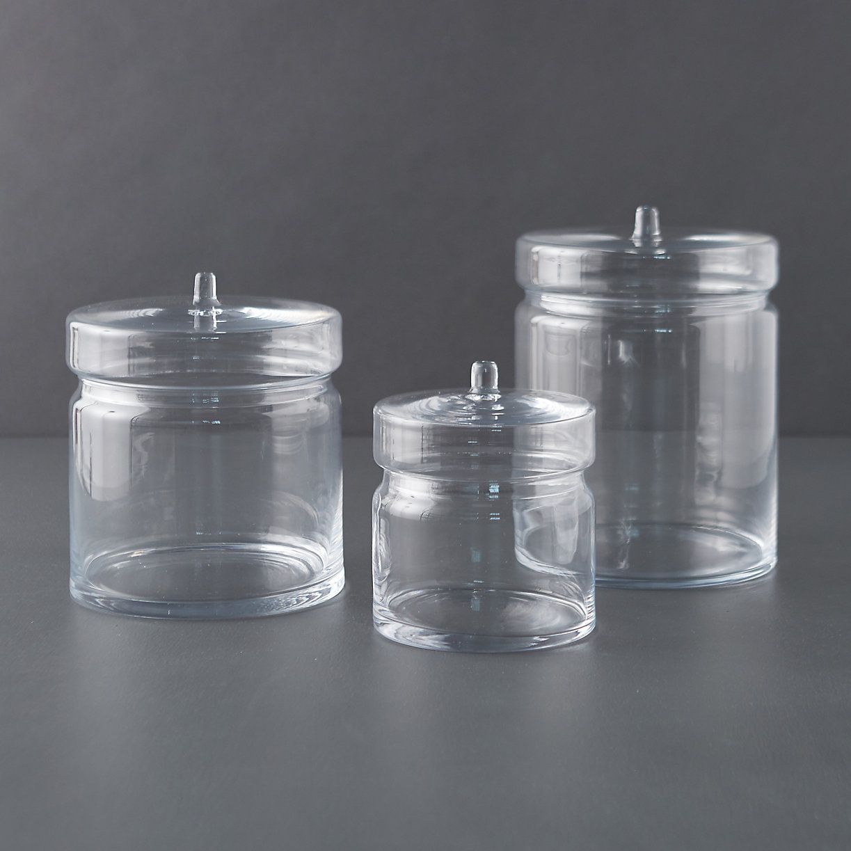 Lidded Glass Storage Jar | Terrain