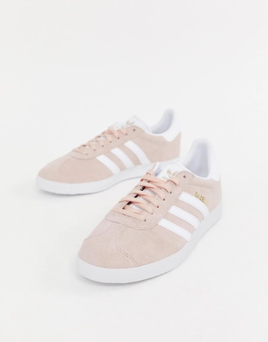 adidas Originals Gazelle trainers in pink and white | ASOS (Global)