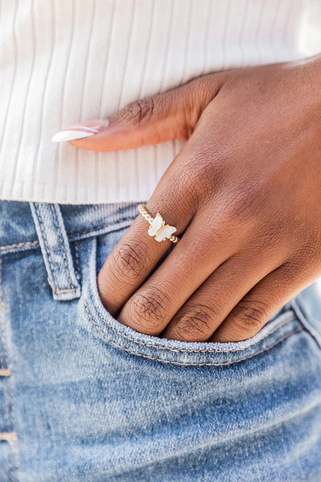 Another Lifetime Butterfly Ring | Pink Lily
