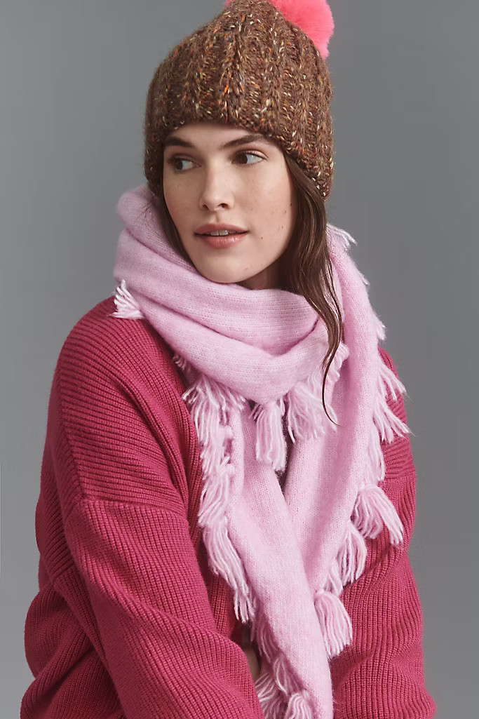 Tasseled Triangle Scarf | Anthropologie (US)