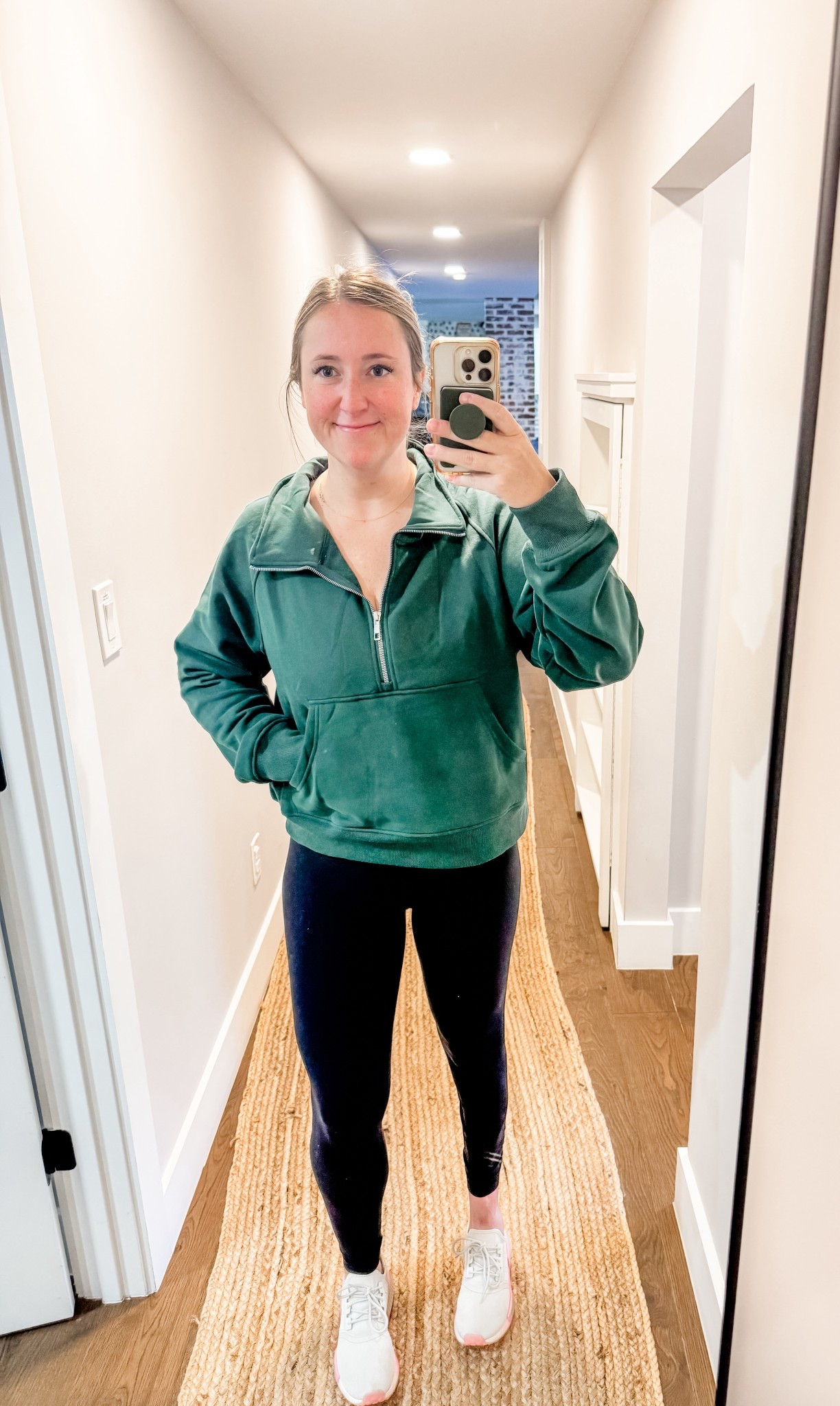 Obsessed with this quarter zip! 

#LTKMidsize #LTKdayinmylife