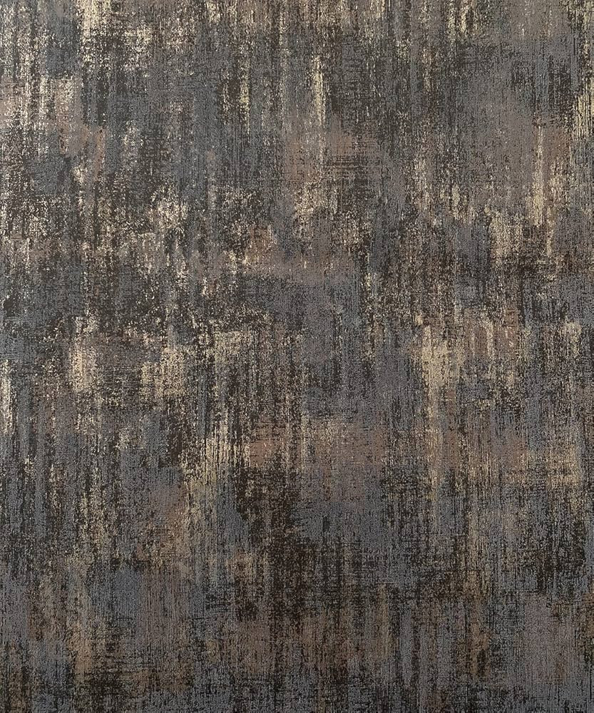 Charcoal Gold Classic Distressed Metallic Wallpaper Peel and Stick Wall Paper Texture Self Adhesi... | Amazon (US)