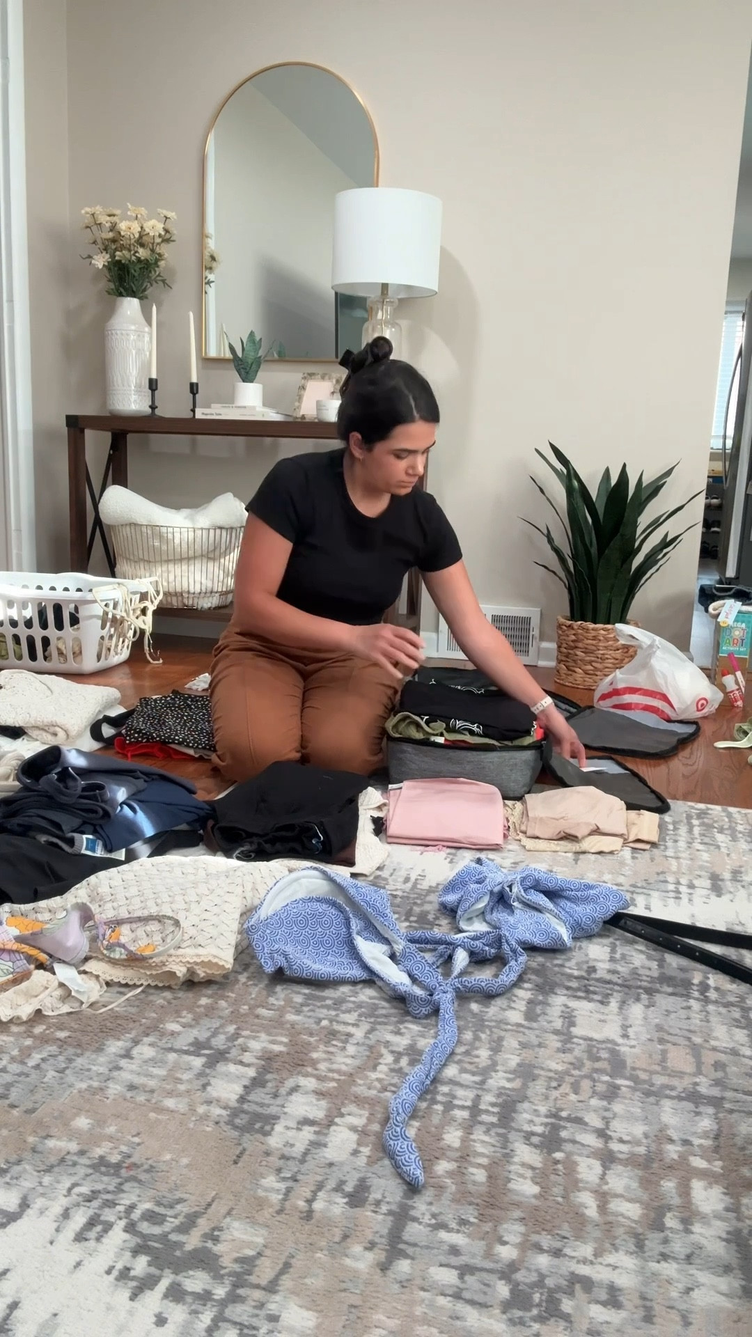 Packing cubes!!! A must have for travel! I fit my entire wardrobe for Italy in these 2 large ones!

#LTKTravel