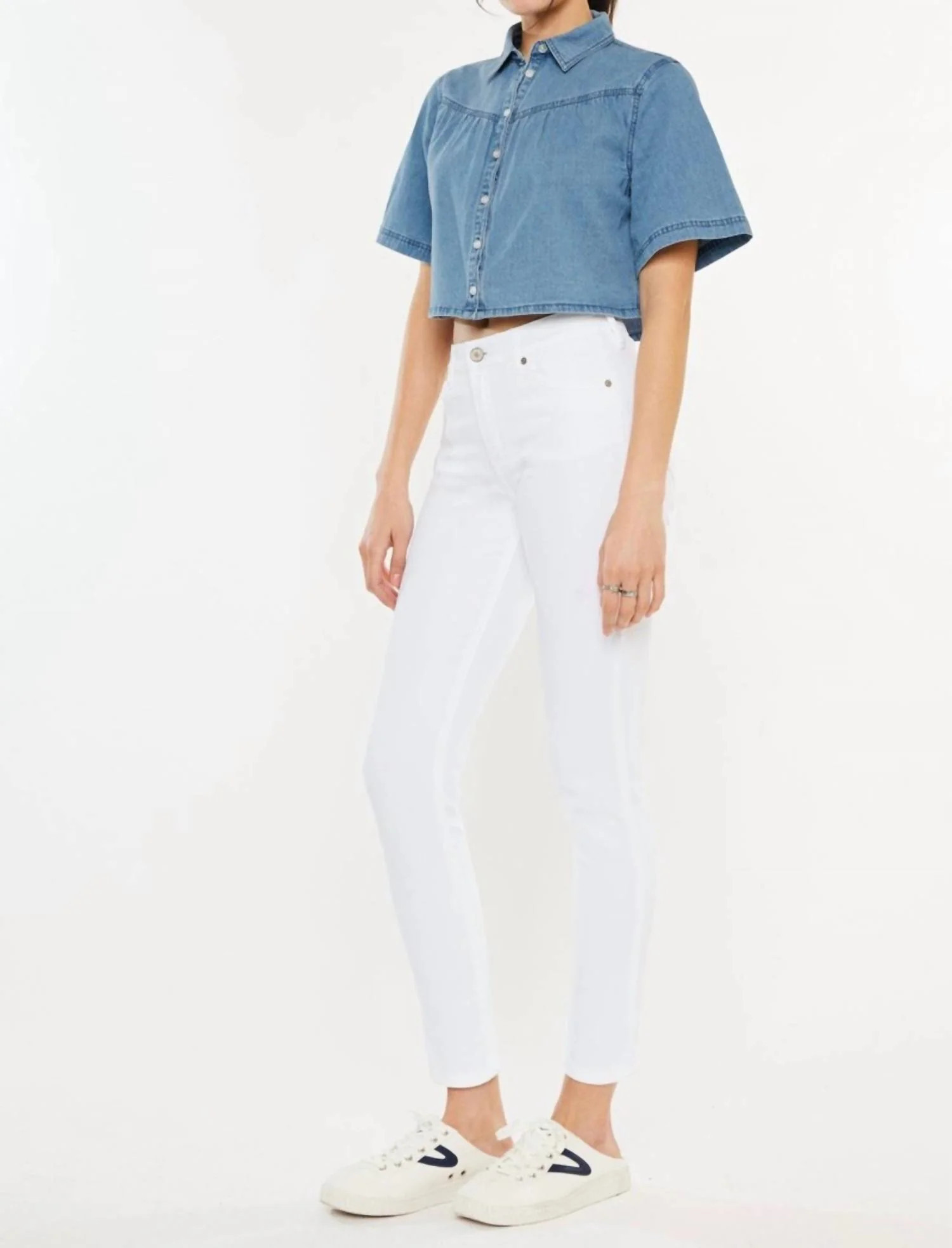 Braden Skinny Jean In White | Shop Simon