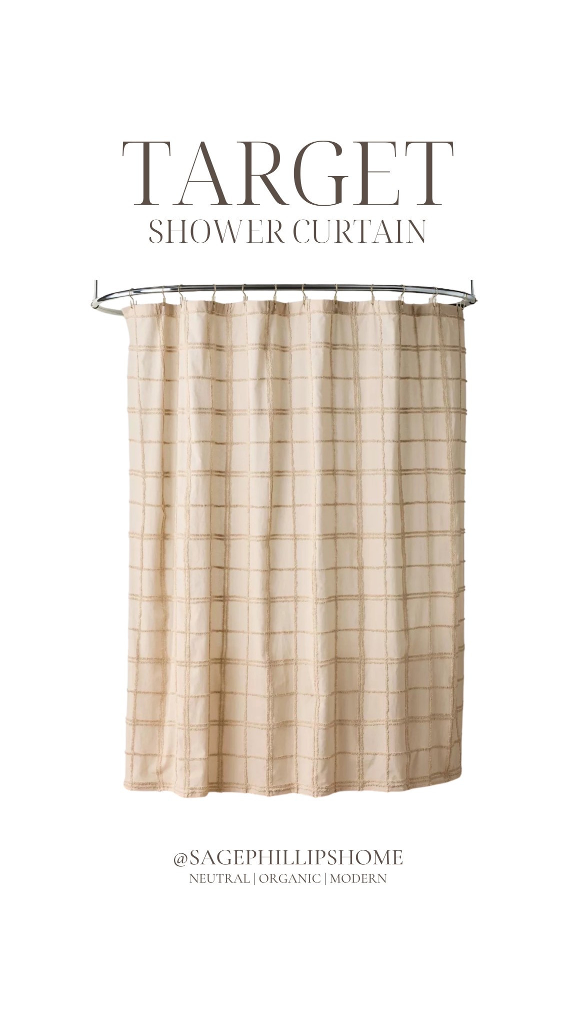 Soft neutrals always win in a bathroom. This shower curtain adds just enough texture and warmth without overpowering the space, making everything feel calm, clean, and effortless.


#LTKstyletip #LTKhome #LTKsale