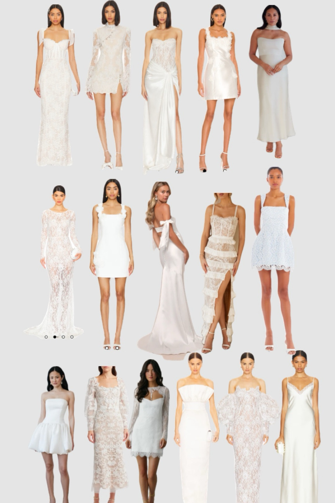 White dress / bridal event looks part 1🤍💍✨ 

#LTKWedding