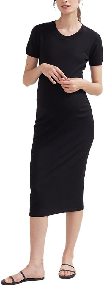 HATCH Collection | Maternity Midi-Length Dress, Two-Way Stretch, for All Occasions | The Eliza Dr... | Amazon (US)