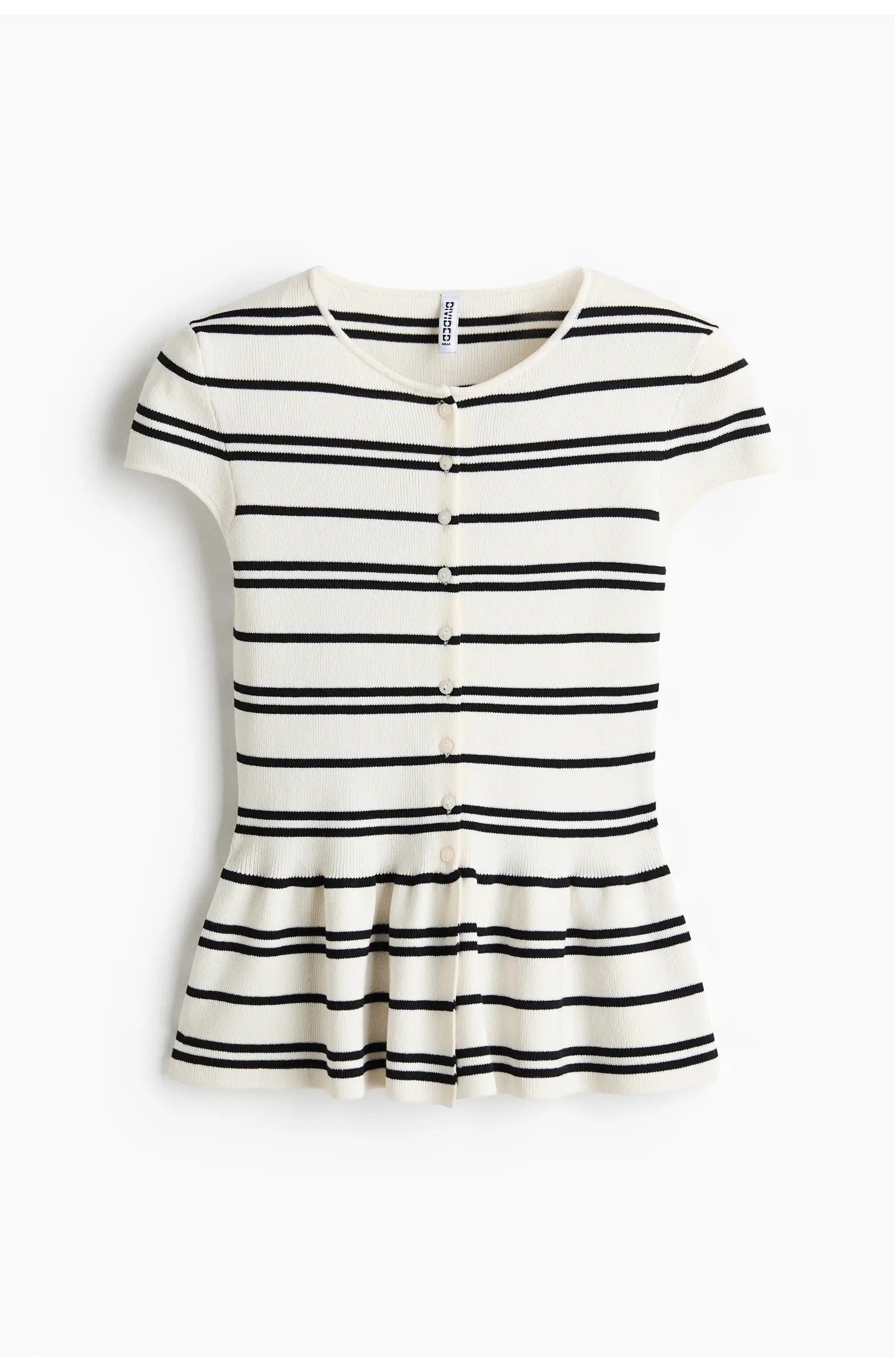 H&M Short-sleeved Peplum Cardigan | Nordstrom | Nordstrom