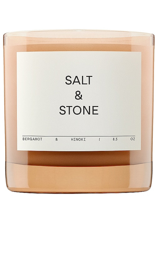 SALT & STONE Bergamot & Hinoki Candle in Beauty: NA. | Revolve Clothing (Global)