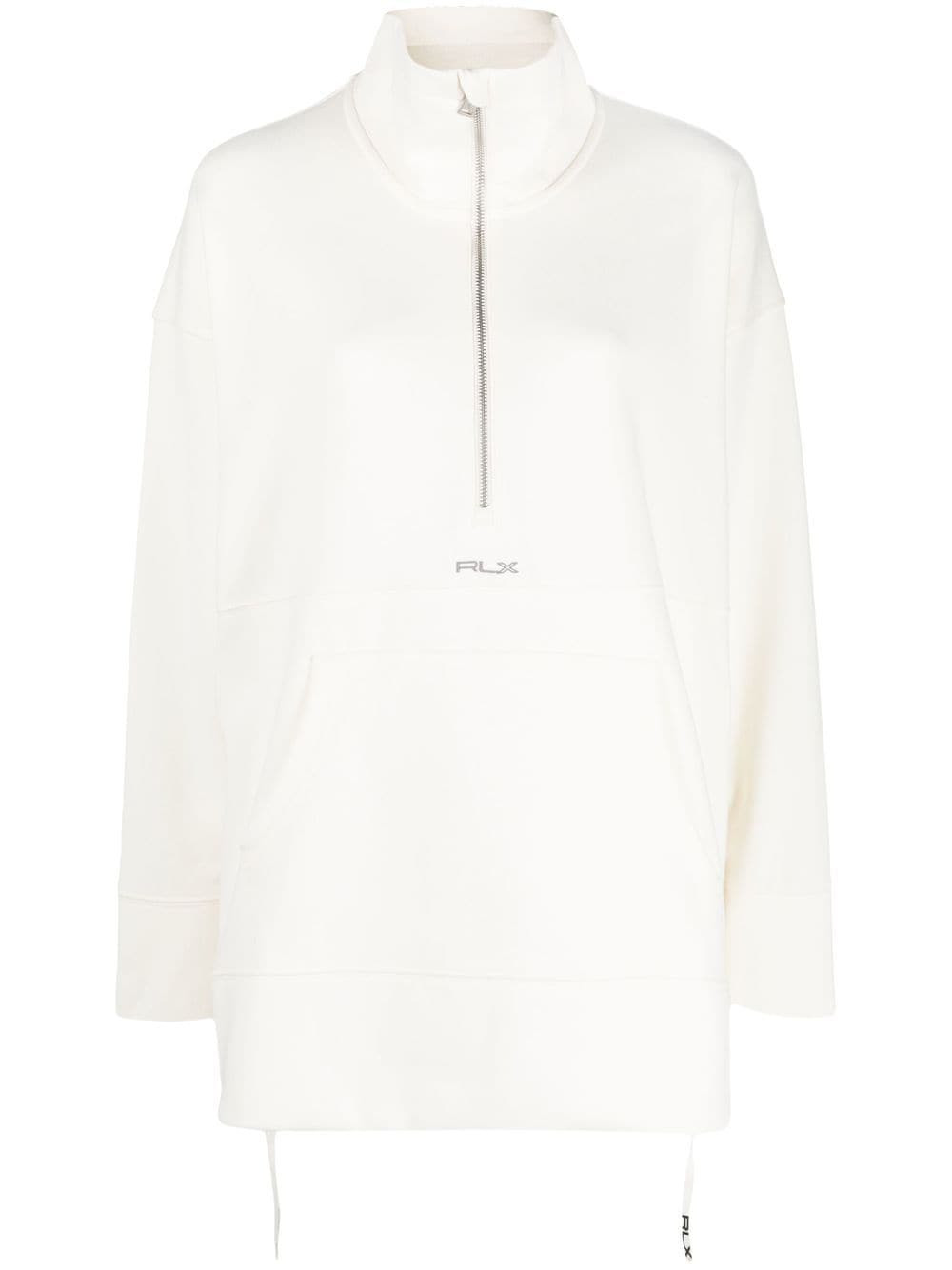 RLX Ralph Lauren oversized quarter-zip sweatshirt - Neutrals | Farfetch Global