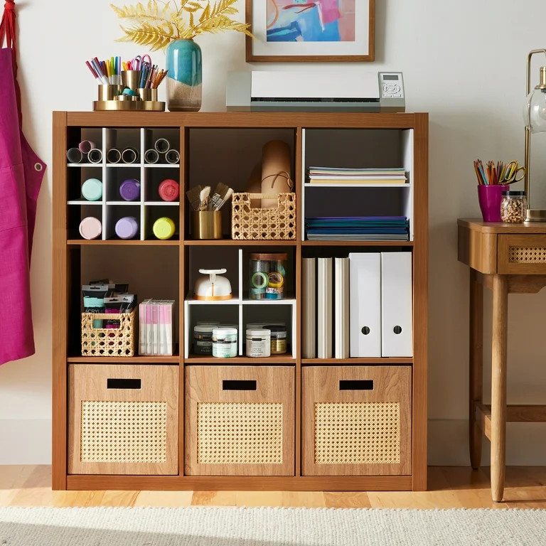 Better Homes & Gardens 9 Cube Storage Organizer, Acorn | Walmart (US)