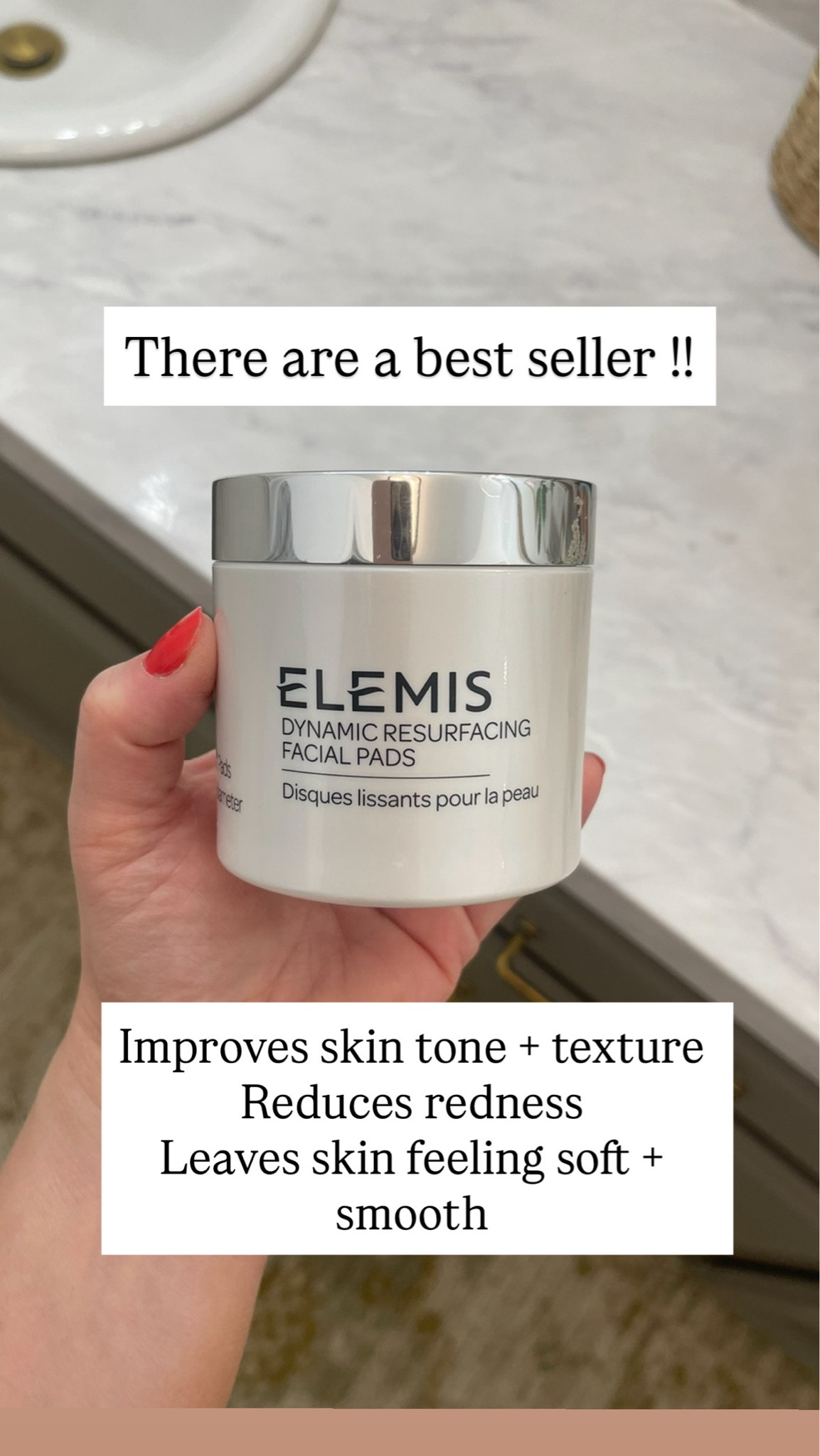 Best seller:
Facial resurfacing pads:
Improves skin tone + texture
Reduces redness
Leaves skin feeling soft + smooth

#LTKSaleAlert #LTKFindsUnder100 #LTKBeauty