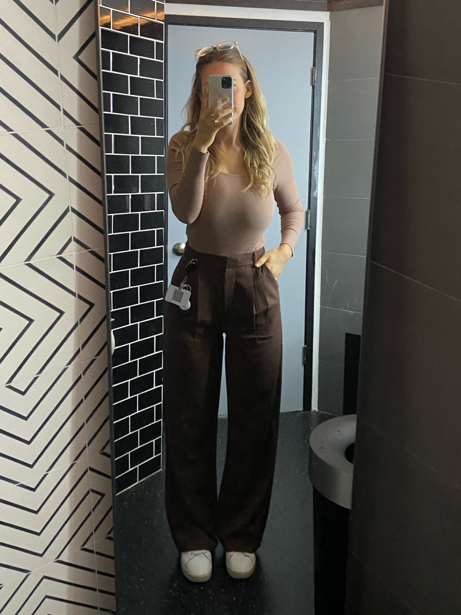 work ootd! I swear i have like 3 pairs of these pants now all in different colors!!

#LTKworkwear #LTKsalealert #LTKstyletip