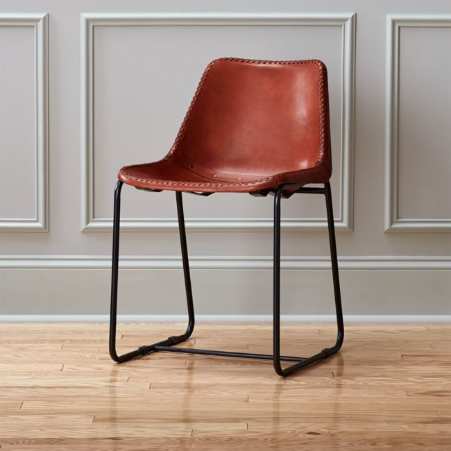 Roadhouse Leather Chair | CB2