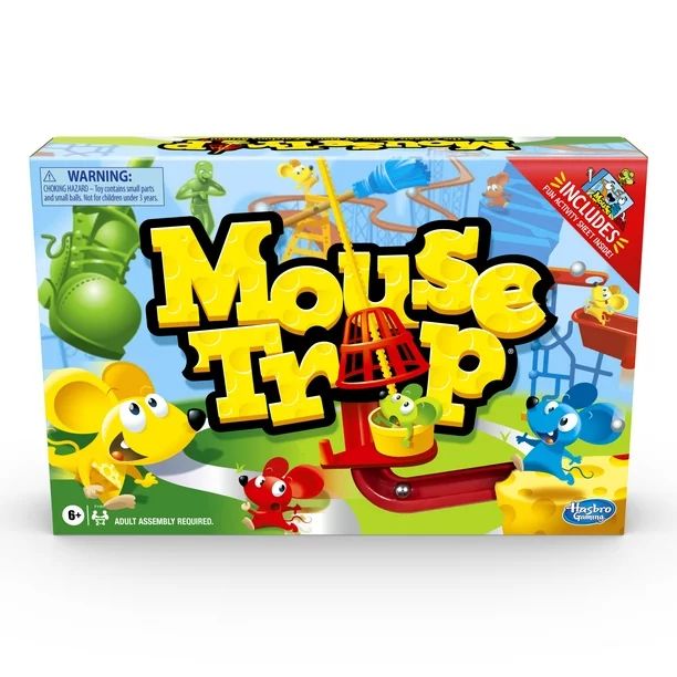 Mouse Trap Game Includes Activity Booklet, For 2 To 4 Players, For Ages 6 and up | Walmart (US)