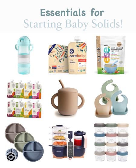 Starting baby solid’s favorites!

Baby food. Baby punches. Spill proof cup. Purée blender. Silicone bibs. Sip to snack stackable container. Baby cereal. Baby food containers. Baby led weaning. 

#LTKbaby #LTKbump