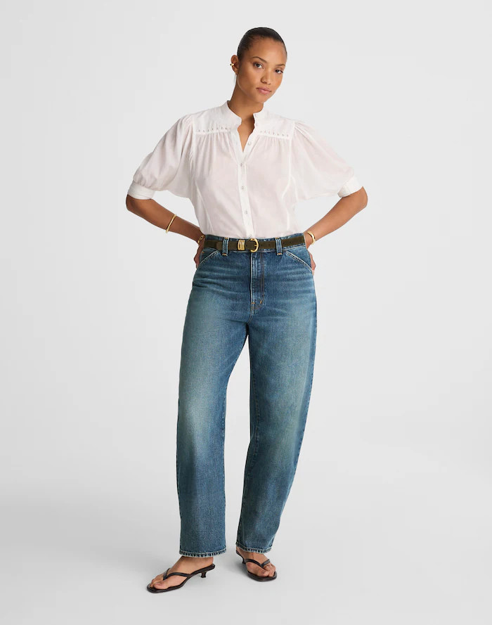 The Curvy Balloon Jean in Greendale Wash | Madewell