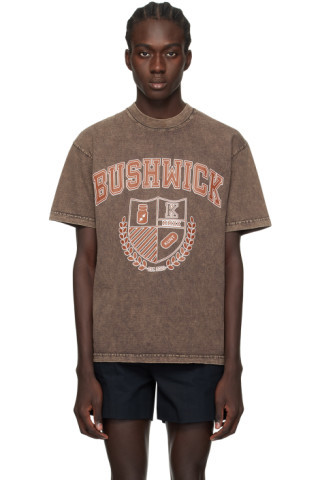 Brown 'BUSHWICK' T-Shirt | SSENSE