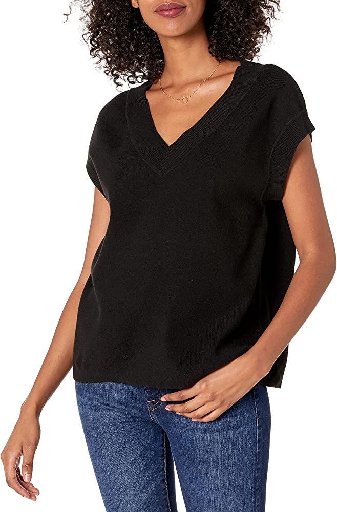 The Drop Women's Zhen V-Neck Sweater Vest | Amazon (US)