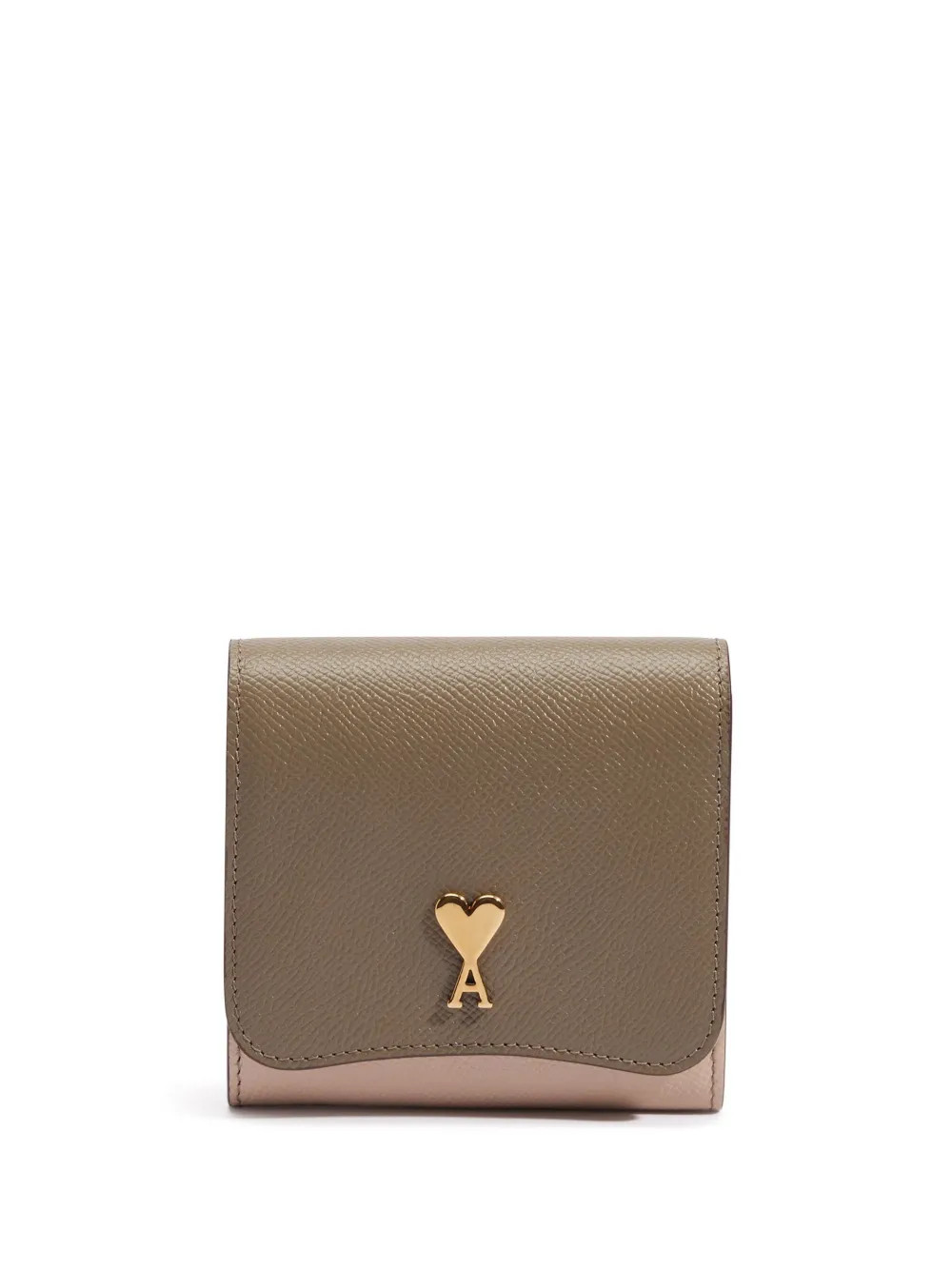 AMI Paris Logo Leather Cardholder  - Farfetch | Farfetch Global