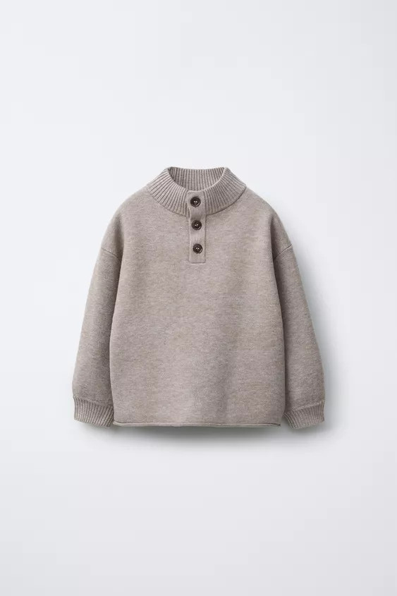 STRICKPULLOVER MIT KNÖPFEN | Zara DE