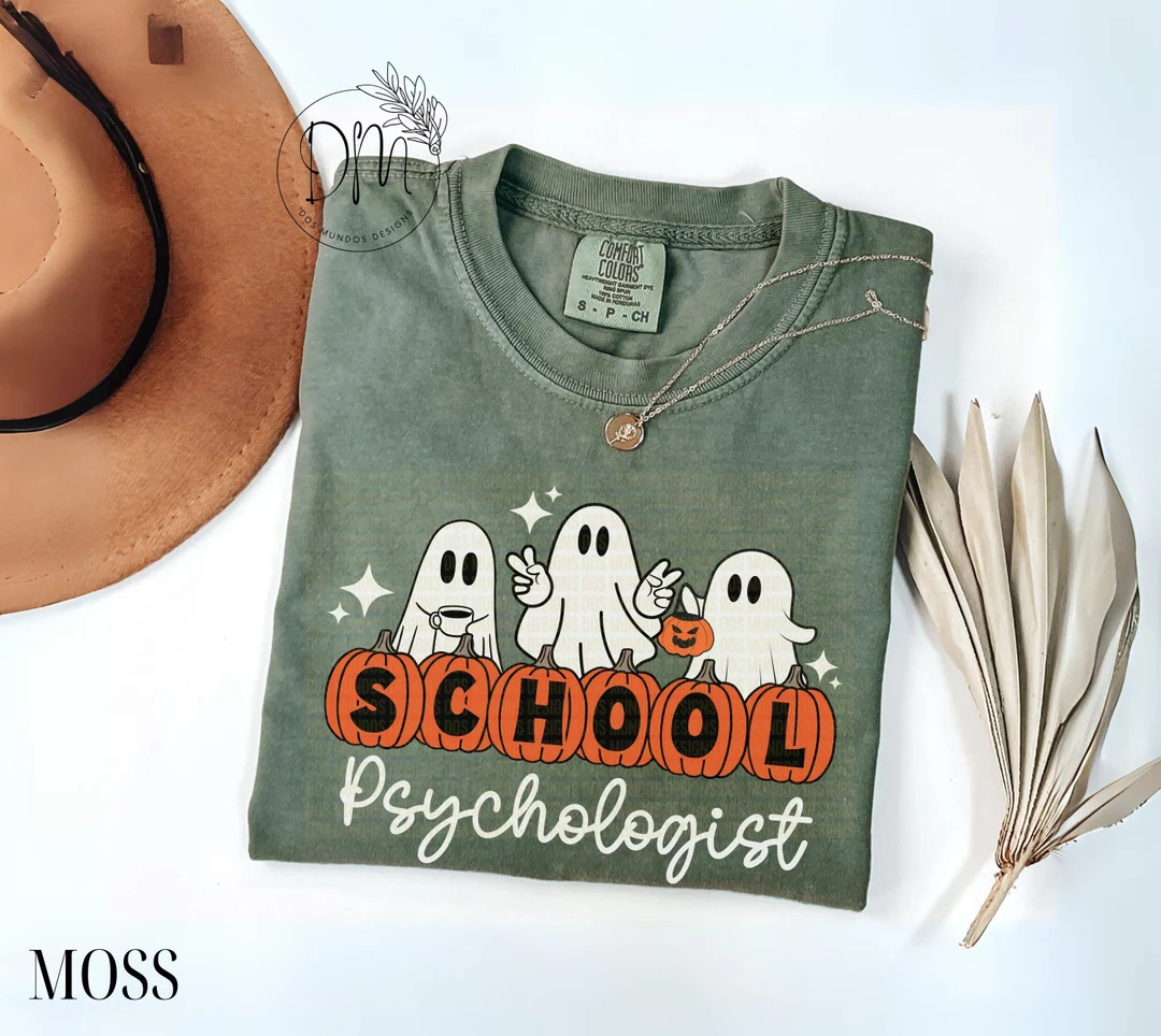 Comfort Colors® School Psych Halloween Shirt Halloween School Psychologist Shirt Spooky Psycholo... | Etsy (US)